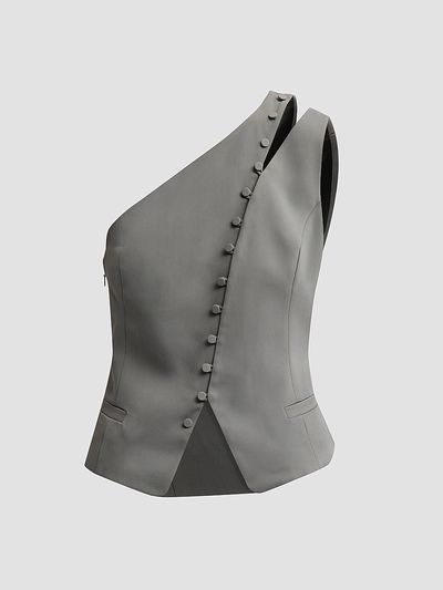 L'AGENCE Women's Zinnia One-Shoulder Vest