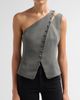 L'AGENCE Women's Zinnia One-Shoulder Vest - 5