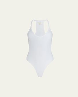 L'Agence Wrenna Knit Racerback Bodysuit