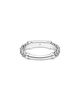 Lagos Lagos 14K Yellow Gold & Sterling Silver Signature Caviar Diamond Pave Station Ring, 0.19 tcw - 3