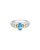 Lagos Lagos 14K Yellow Gold & Sterling Silver Signature Caviar Topaz Oval Ring - 2