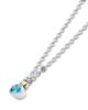 Lagos Lagos 14K Yellow Gold & Sterling Silver Signature Caviar Topaz Pendant Necklace, 18 - 3