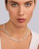 LAGOS LAGOS 18k Gold & Sterling Silver Diamond Link Necklace - 2