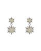 Lagos Lagos 18K Gold & Sterling Silver North Star Diamond Double Drop Earrings - 2