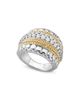 Lagos Lagos 18K Gold and Sterling Silver Diamond Lux Ring - 1