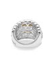 Lagos Lagos 18K Gold and Sterling Silver Diamond Lux Ring - 2