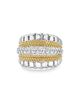 Lagos Lagos 18K Gold and Sterling Silver Diamond Lux Ring - 4
