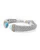 Lagos Lagos 18K Gold and Sterling Silver Rittenhouse Blue Topaz Cuff, 12mm - 3