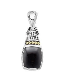 Lagos Lagos 18K Gold and Sterling Silver Rittenhouse Pendant with Black Onyx