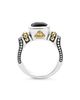 Lagos Lagos 18K Gold and Sterling Silver Rittenhouse Small Onyx Small Ring - 4