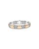 Lagos Lagos 18K Rose Gold & Sterling Silver High Bar Logo Crest Statement Bracelet - 1