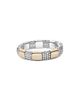 Lagos Lagos 18K Rose Gold & Sterling Silver High Bar Logo Crest Statement Bracelet - 5