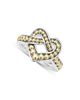 Lagos Lagos 18K Yellow Gold & Sterling Silver Beloved Heart Ring - 1