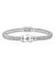 Lagos Lagos 18K Yellow Gold & Sterling Silver Caviar Lux Diamond Clip Rope Bracelet, 0.2 tcw - 3