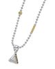 Lagos Lagos 18K Yellow Gold & Sterling Silver Diamond Pendant Necklace, 16-18 - 4