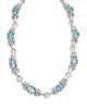 Lagos Lagos 18K Yellow Gold & Sterling Silver Glacier Blue Topaz Collar Necklace, 16 - 1