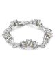 Lagos Lagos 18K Yellow Gold & Sterling Silver Glacier White Topaz Link Bracelet - 2