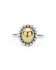 Lagos Lagos 18K Yellow Gold & Sterling Silver High Bar Oval Dome Ring - 3