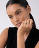Lagos Lagos 18K Yellow Gold & Sterling Silver High Bar Oval Dome Ring - 5