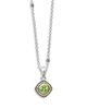 Lagos Lagos 18K Yellow Gold & Sterling Silver Rittenhouse Peridot Bead Frame Pendant Necklace, 16-18 - 1