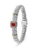 Lagos Lagos 18K Yellow Gold & Sterling Silver Rittenhouse Rhodolite Garnet Frame Bead Link Bracelet - 3