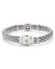 Lagos Lagos 18K Yellow Gold & Sterling Silver Rittenhouse Rhodolite Garnet Frame Bead Link Bracelet - 5