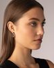 Lagos Lagos 18K Yellow Gold & Sterling Silver Rittenhouse Rhodolite Garnet Half Hoop Earrings - 2
