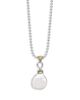 Lagos Lagos 18K Yellow Gold & Sterling Silver Signature Caviar Cultured Freshwater Pearl Pendant Necklace, 16-18 - 1