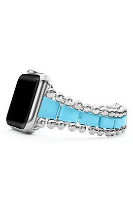 LAGOS LAGOS Apple Watch® Smart Caviar Ceramic & Stainless Steel Band