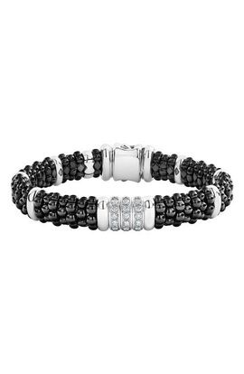 LAGOS LAGOS Black Caviar Diamond Bracelet