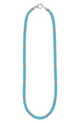 LAGOS LAGOS Blue Caviar Beaded Necklace