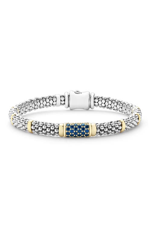 LAGOS LAGOS Blue Sapphire Caviar Bead Bracelet