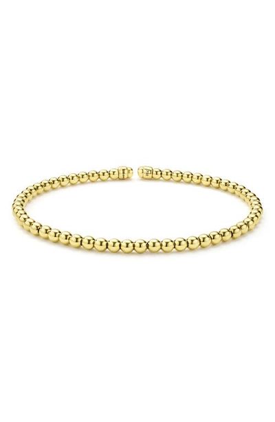 LAGOS LAGOS Caviar Gold 18K Gold Cuff Bracelet 