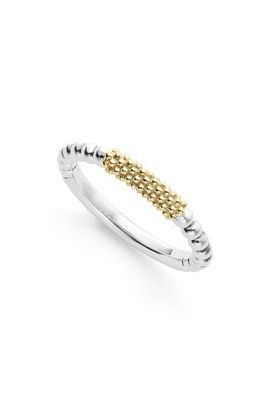 LAGOS LAGOS Caviar Icon Bar Stacking Ring