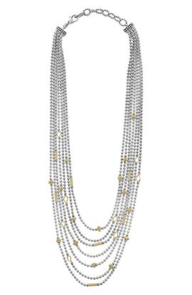 LAGOS LAGOS Caviar Icon Elements 18-Inch 5-Strand Necklace