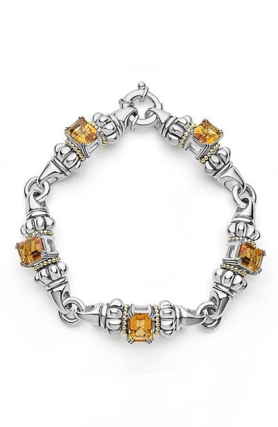 LAGOS LAGOS Glacier Citrine Link Bracelet 