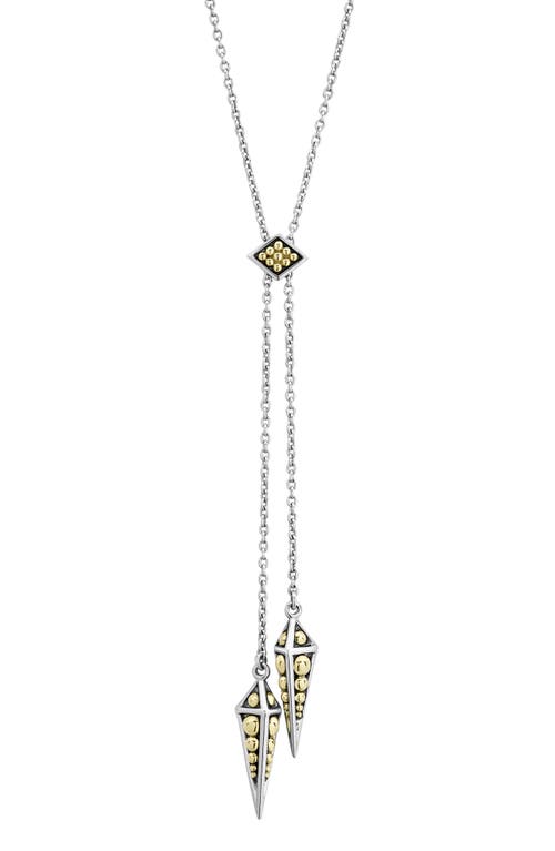 LAGOS LAGOS KSL Double Large Pyramid Bolo Necklace