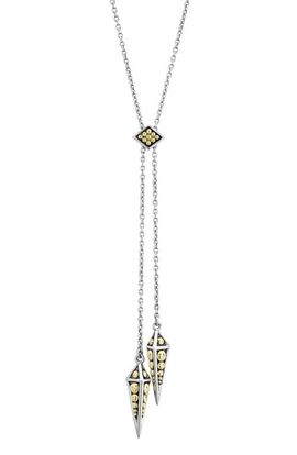 LAGOS LAGOS KSL Double Large Pyramid Bolo Necklace