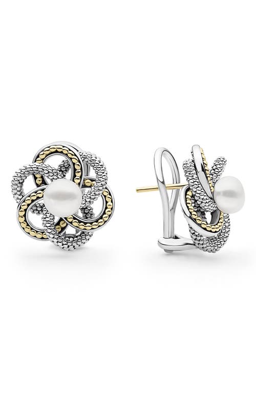 LAGOS LAGOS Luna Knot Cultured Pearl Studs