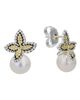LAGOS LAGOS Luna Pearl Floral Cap Drop Earrings - 3