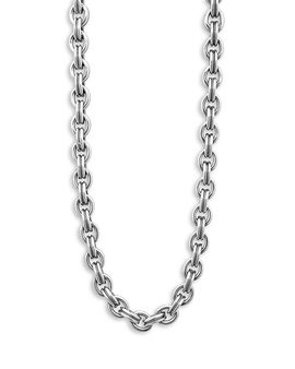 Lagos Lagos Men's 18K Yellow Gold & Sterling Silver Anthem Double Link Chain Necklace, 24