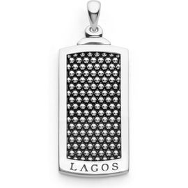 LAGOS LAGOS Men's Anthem Caviar Beaded Tag Amulet