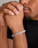 Lagos Lagos Men's Sterling Silver Anthem Skull Caviar Beaded Bracelet - 2