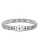 Lagos Lagos Men's Sterling Silver Anthem Skull Caviar Beaded Bracelet - 5