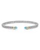 LAGOS LAGOS Mini Versa Torque Swiss Blue Topaz Cuff  - 1