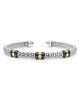 LAGOS LAGOS Signature Caviar 18k Gold & Black Ceramic Cuff Bracelet - 1