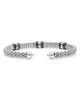 LAGOS LAGOS Signature Caviar 18k Gold & Black Ceramic Cuff Bracelet - 2