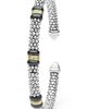 LAGOS LAGOS Signature Caviar 18k Gold & Black Ceramic Cuff Bracelet - 3