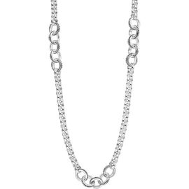 LAGOS LAGOS Signature Caviar 5-Ring Station Chain Necklace (Nordstrom Exclusive)