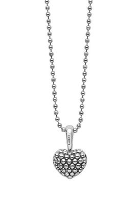 LAGOS LAGOS Signature Caviar Heart Pendant Necklace